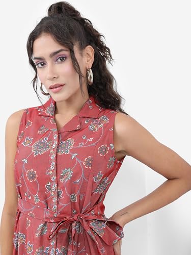 Image of Vishudh Women's Casual Dress | Comfortable Everyday Wear for All Occasions | Chic & Versatile Fashion for Women