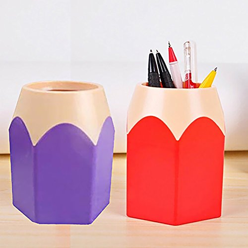 Creative Pencil Tip Design 5-Pack Desk Organizer Set - Image 4