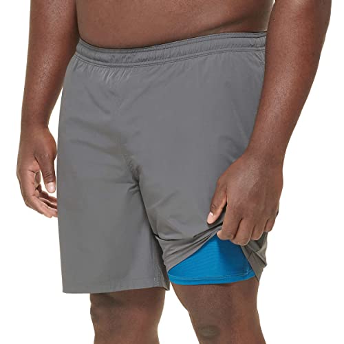 Kirkland Signature Men's Swim Shorts (as1, Alpha, x_l, Regular, Regular, Gray)4