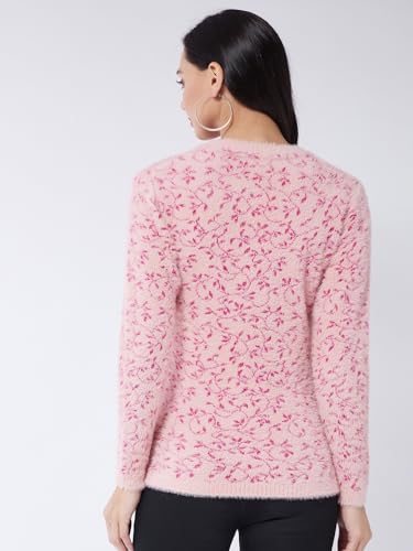 Image of Modeve Women Flower Print Sweater for Winters||Winterwear||