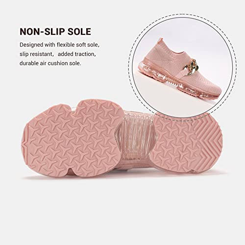 Image of LUCKY STEP Women Air Cushion Fashion Sneakers | Breathable Casual Comfortable Lightweight Walking Shoes