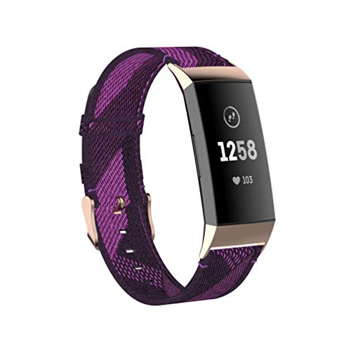 Comtax for Fitbit Charge 3 �o���h �����\ ���� �҂݃i�C���� �X�|�[�c�E�H�b�`�X�g���b�v Charge 3 SE/Charge 4 �Ή� (�p�[�v��)