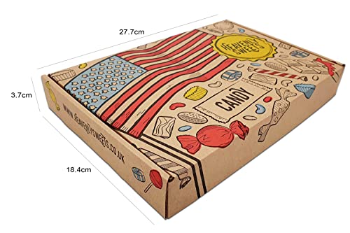 American-Sweets-Gift-Box-American-Candy-Sweet-Box-Sweet-Hamper-Chocolate-Nerds-Airheads-Reeses-Hersheys-Gift-Hamper-for-Children-Adults-Birthday-Christmas-Thanksgiving-Halloween-Heavenly-Sweets