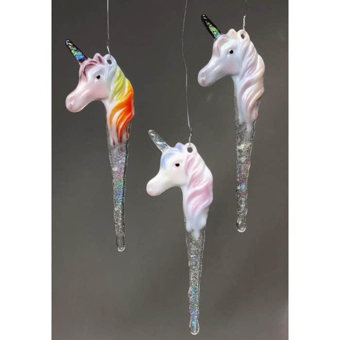 Glass Fusing Mold Unicorn Icicles 9.75