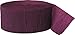 81ft Burgundy Crepe Paper Streamers