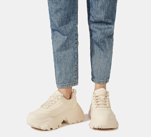 LUCKY STEP Chunky Turnschuhe für Damen, modische Plateau-Lässige Schuhe, Bequeme Keilabsatz Sneaker – Bild 2