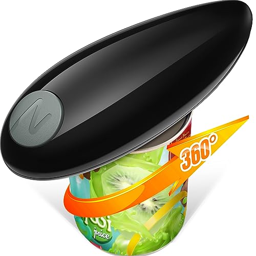 One Touch Electric Can Openers for Kitchen Open Any Can Size with...