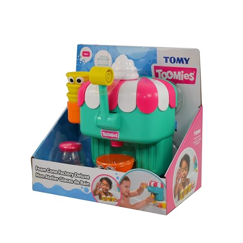 Toomies Deluxe Schaumeismaschine Badewannenspielzeug, Wandmontiertes Schaumbad Spielzeug für Kinder, Rollenspiel Wasserspielzeug, Sensorische Baby- und Kleinkindspielzeuge ab 18 Monaten