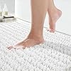 Yimobra Original Luxury Chenille Bath Mat, 32 x 20 Inches, Soft Shaggy and Comfortable, Large Size, Super Absorbent and Thick, Non-Slip, Machine Washable, Perfect for Bathroom, Bright White Yimobra Original Luxury Chenille Bath Mat, 32 x 20 Inches, Soft Shaggy and Comfortable, Large Size, Super Absorbent and Thick, Non-Slip, Machine Washable, Perfect for Bathroom, Bright White