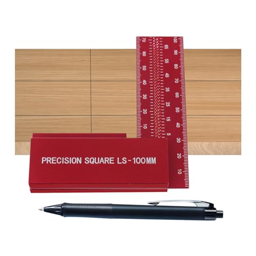 Règle carrée en L de 10,2 cm en aluminium pour menuiserie