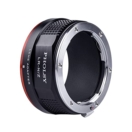 Image of PHOLSY Lens Mount Adapter Compatible with Leica R Lens to Nikon Z Mount Camera Body Compatible with Nikon Z fc, Z30, Z9, Z6 II, Z7 II, Z6, Z7, Z5, Z50