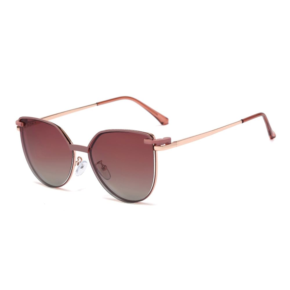 Gafas de sol polarizadas con clip magnético, montura para gafas de mujer para conducir