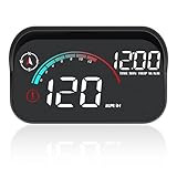 Acteam Digital GPS Head Up Display, Windshield Speedometer Projector with Compass, Overspeed Alarm, Mileage per Trip, Auto Brightness, HUD 3.5 Inches Speed Meter Gadgets for Car for All Vehicles