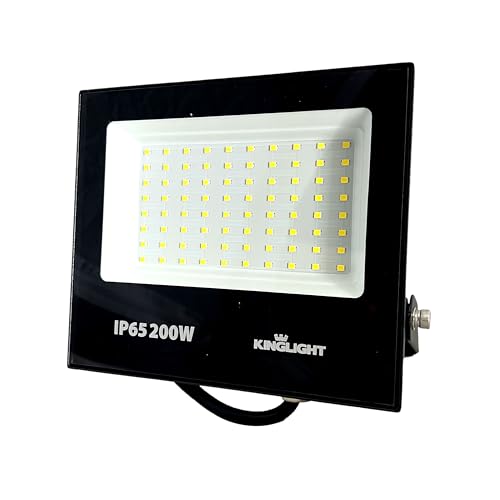 Refletor 200W Led Branco Frio 6500K IP65 16000lm Kinglight