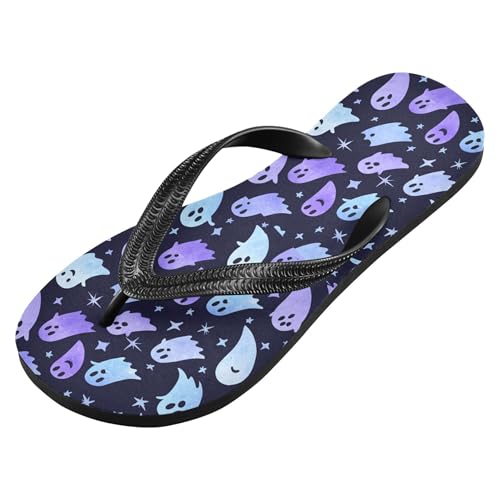 Burbuja Cute Boo Flip Flops for Women Men, Soft Thong Sandals Rubber Slippers for Pool Beach Essentials2