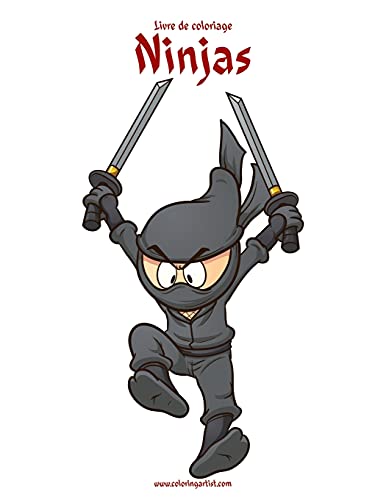 Livre de coloriage Ninjas 1 (French Edition)