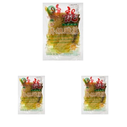 LENG HENG - Eingelegter Saurer Senfkohl, (1 X 350 GR) (Packung mit 3)