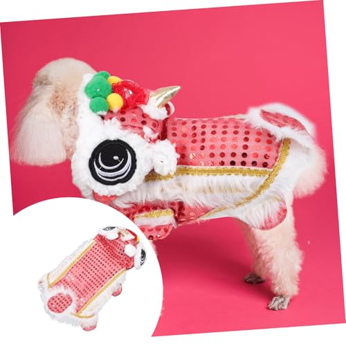 Disfraz de León para Perro Talla M Ligero y Transpirable miniatura 6