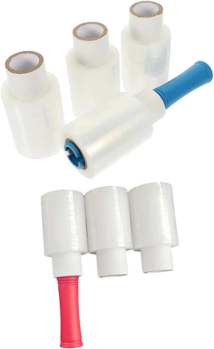 Self-Adhesive Stretch Wrap Film Handle Moving Packaging Industrial Use