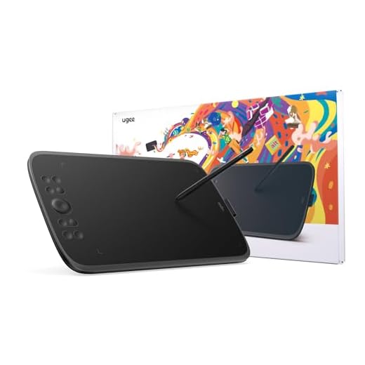 UGEE Mesa Digitalizadora M908, 10 x 6,25 Polegadas Mesa De Desenho Com 8 Teclas De Atalho E Roda De Rolagem, 8192 Níveis De Sensibilidade à Pressão Para Windows/Mac OS/Linux/Android, M Series,Preto