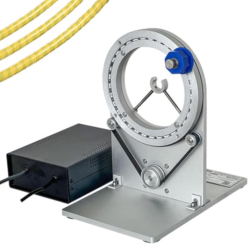 Máquina de envolver cinta eléctrica, máquina de bobinado de arnés de cableado de rotación de 360 grados, velocidad ajustable, para bridas de cables