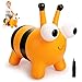 ZOOJOY Bee Bouncy Animals Hopper, Inflatable Bouncing Hopper, Outdoor Indoor Jumping Bounce Hopping Toys for Toddlers, for 18 Months 2 3 4 Year Old Kid Toddler