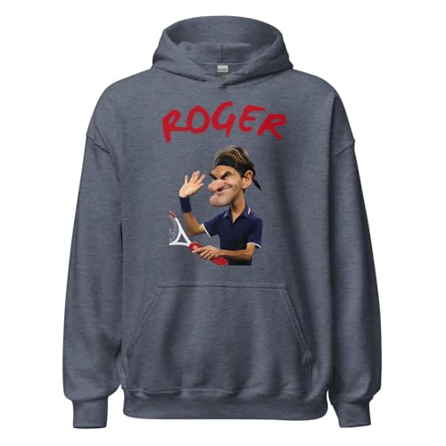 Sweat à capuche tennis Roger Federer idéal pour vos échauffements sur le court en taille S
