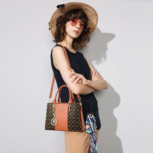 Image of KURGOOL Women Purses and Handbags Top Handle Satchel Shoulder Bags Messenger Tote Bag for Ladie