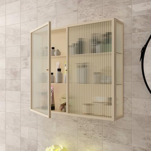 Wall Mounted Metal Medicine Cabinet - 3-Tier Over The Toilet Storage for Bathroom & Kitchen - Sleek Black Toiletry Organizer - Single/Double Options Available