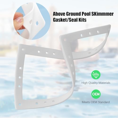 kiecpoy SP1091WM Wide Mouth Skimmer Gasket for Hayward SP1091WM Dyna-Skim — view 3