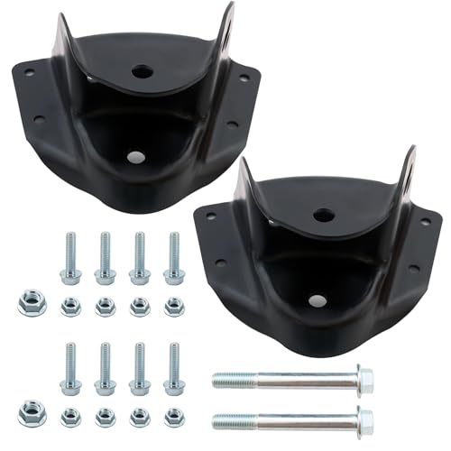TAIROD 722-045 2Pcs Rear Spring Forward Leaf Spring Hanger Mounting Bracket Compatible with 1988-1999 Chevy GMC C1500 C2500 by TAIROD - Used condition - US$31.00