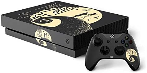 Skinit Decal Gaming Skin Compatible with Xbox One X Console and Controller Bundle - Officially Licensed Disney Jack and Sally Meant to Be Design