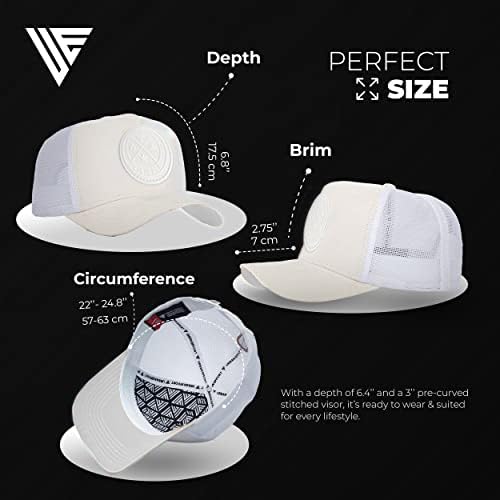 Image of Urban Effort Trucker Hat for Men - Mesh Back Baseball Cap, 5 Panel Snapback Hats for Men and Women
