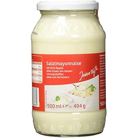 Jeden Tag Salatmayonnaise 50%, 1er Pack (1 x 494g) Cover