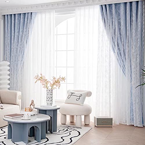 遮光カーテン 姫系 かわいい おしゃれ 二重カーテン レースカーテン ドレープカーテン 姫 一体型 厚地 無地 遮光率90% 1.5倍ヒダ インテリア 断熱 保温 遮熱 遮像 タッセル フック付き オーダー可能 上品 人気 プリンセス マンション 女の子