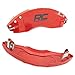 Rough Country Brake Caliper Covers for Toyota Tacoma (2024-2025) TRD Sport/TRD Off Road/Limited/TRD Pro - Red Corrosion Resistant Finish, Aluminum Front & Rear Brake Caliper Cover (Set of 4)