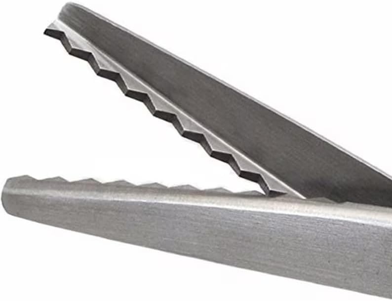 Belle of Hope Pinking Shears for Lace Front Wigs and Toppers, Stainless Steel, Serated Edge for Clean Cut, 5mm