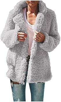 Cynthia | Lange Winterjas Dames - Zachte Teddy Jas met Double-Breasted