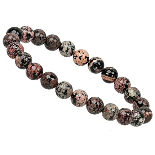 ELEDORO PowerBead - Pulsera elástica de perlas de piedras preciosas de 8 mm Cover