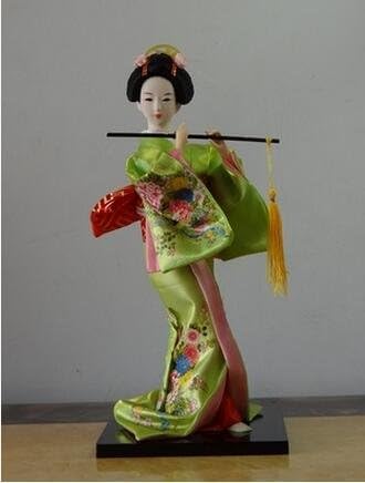 30cm Kawaii Japanese Anime Geisha Kimono Doll Japanese House Decorative Figurine Home Room Decoration Accessories Mordern (1)