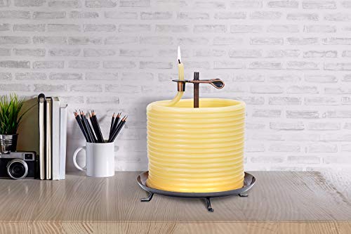 Candle By The Hour 20561B 144-Hour Candle, Eco-Friendly Natural Beeswax With Cotton Wick,Yellow #TOP3