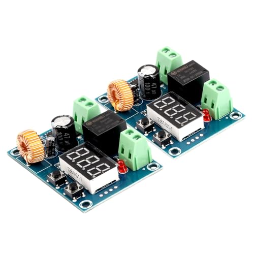 FORIOT 2Pcs XH-M609 Voltage Protection Digital Display Switch Module DC 12V-36V Low Voltage...