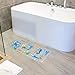 BEEHOMEE Bath Mats for Tub Kids,Baby Toddler - Large Cartoon Non-Slip Bathroom Bathtub Anti-Slip Shower Mats for Floor 35x15,Machine Washable XL Size Bathroom Mats (Blue-Octopus)