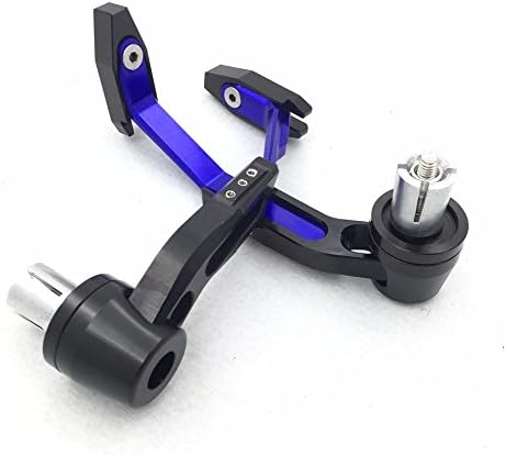 SMT-Adjustable Angel Length Black Blue CNC 7/8"(22mm) Protector Proguard Pro Brake Clutch Levers Protect Guard Compatible With Suzuki GSXR Hayabusa RM DR Kawasaki Ninja Aprilia Climber [B01AFXM3UG]