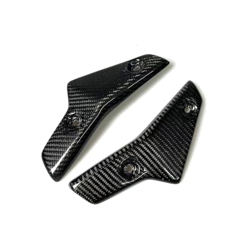 Caches radiateur Street Triple 765 : carénage latéral carbone contre impacts gravillons RS