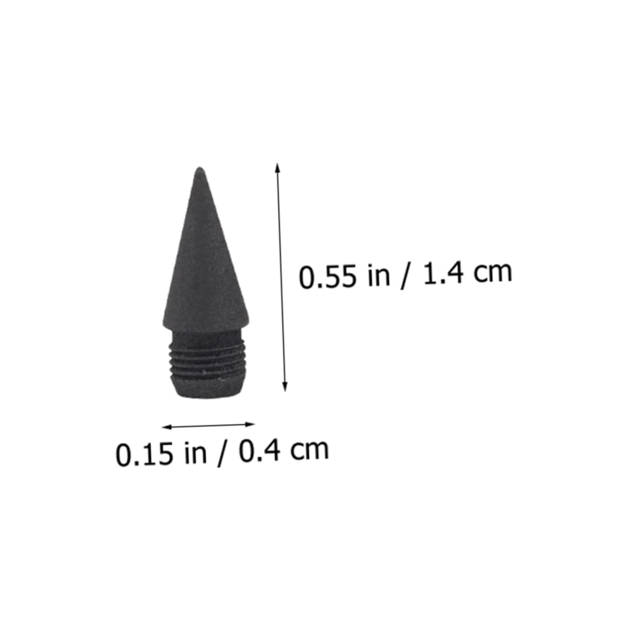 Homoyoyo 50 Pcs Pencil Tip Replacement Nibs Easy to Use No-sharpening Graphite Tips for Drawing School Stationery