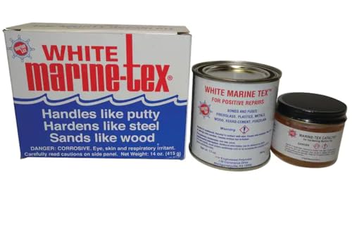 Marine Tex RM306K 1 Lb. White Marine Tex Kit Made by RM305K