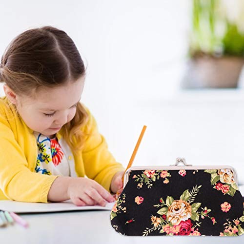 NUOBESTY Mulheres Flor Carteira Carteira de Embreagem Cocktail Bolsas Titular Do CartÃ£o Bolsa Titul