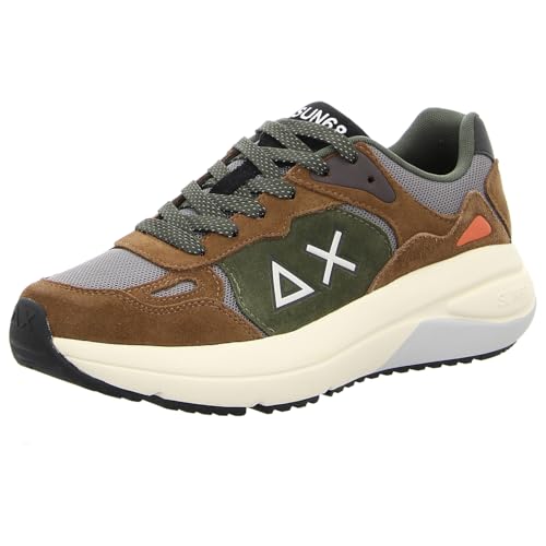 Baskets Jupiter SUN68 Z45128-93 marron finis les pieds fatigués