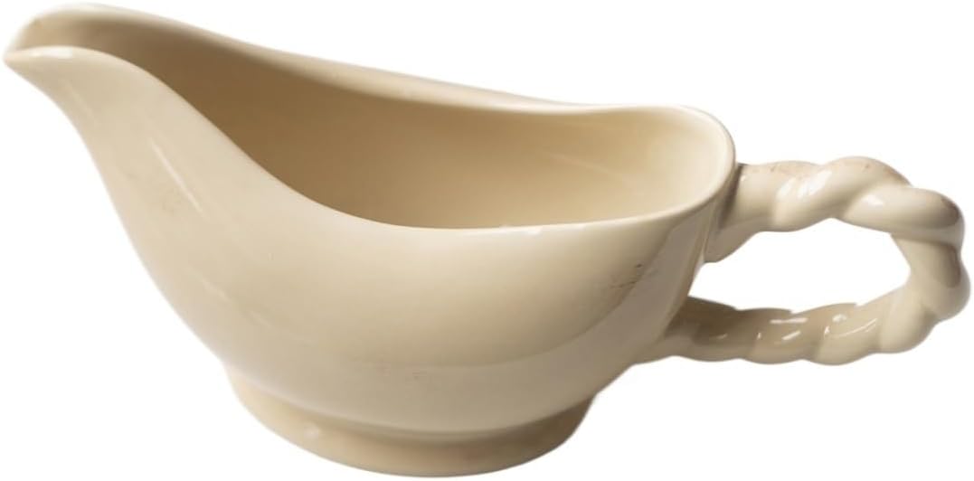 gravy saucer Vintage Steak Gravy Boat Ceramic Sauce Pot Western Tableware Table Set Milk Pitcher With Handle Gravy Boats